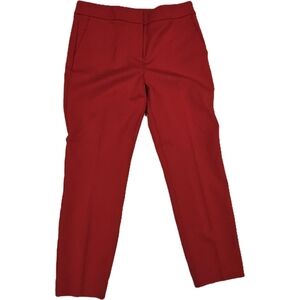 Boden Hampshire 7/8 Straight Leg Pants 8P Red